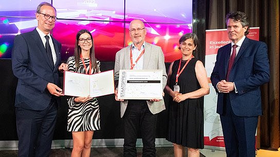 Auszeichnung mit dem Staatspreis für Unternehmensqualität 