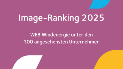 Image-Ranging 2025 | WEB Windenergie unter den 100 angesehensten Unternehmen