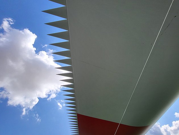 Rotorblatt mit Kamm | WEB Windenergie