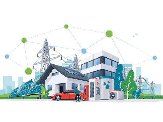 Illustration einer Sektorkopplung