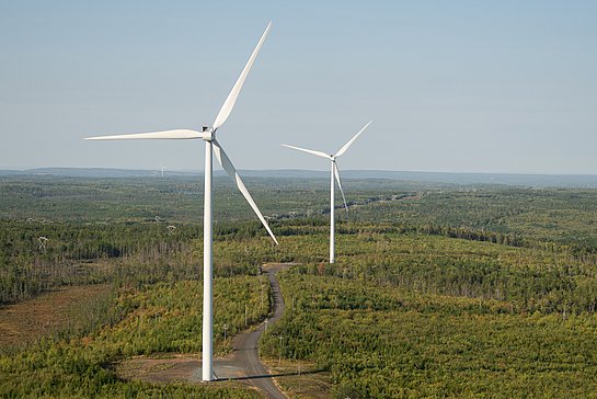 Windpark in Canada