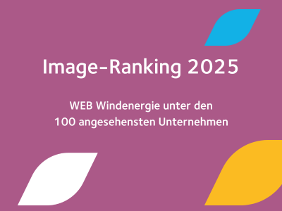 Image-Ranging 2025 | WEB Windenergie unter den 100 angesehensten Unternehmen